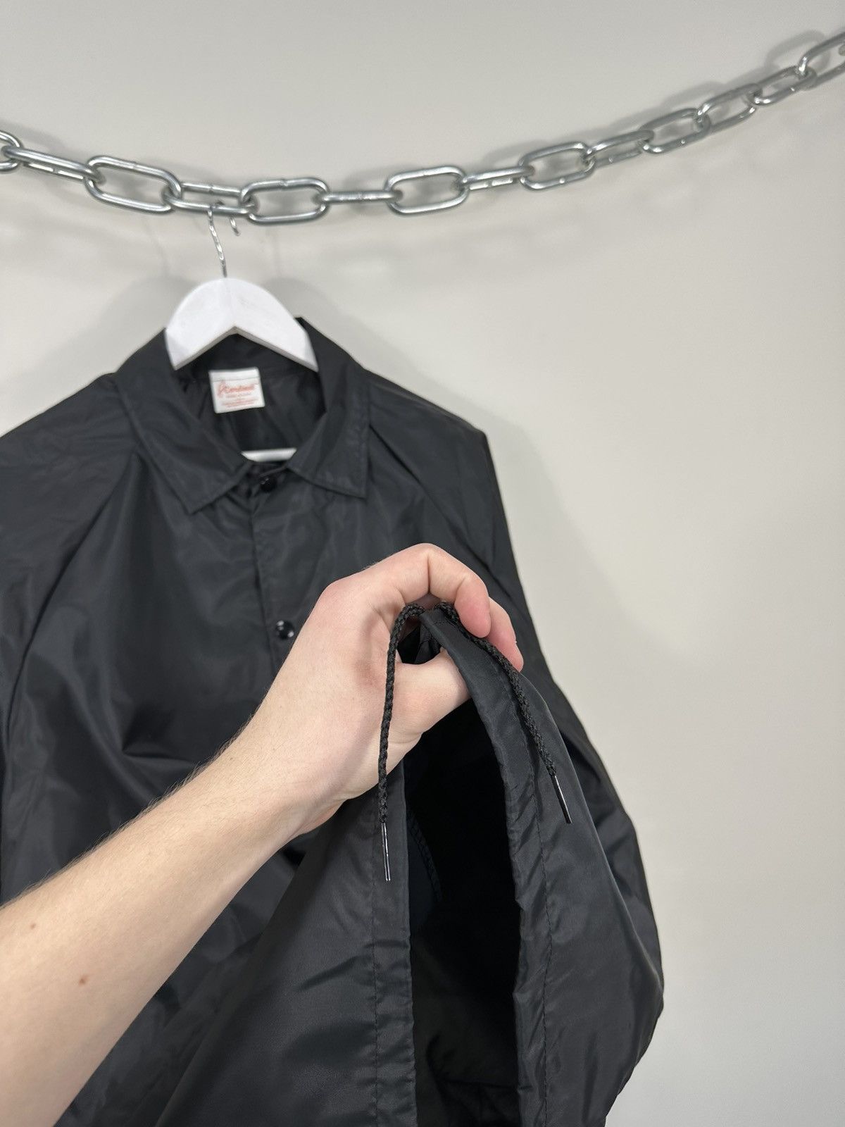 Vintage Vintage 90s Savage Arms Made in USA Black Overshirt Jacket Size US L / EU 52-54 / 3 - 6 Thumbnail