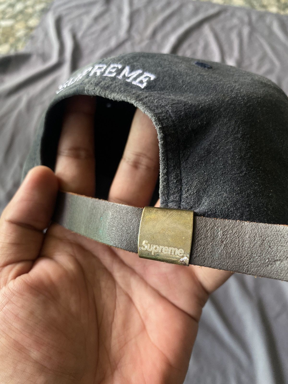 Supreme Supreme Suede S Logo Cap FW16 Size ONE SIZE - 3 Thumbnail