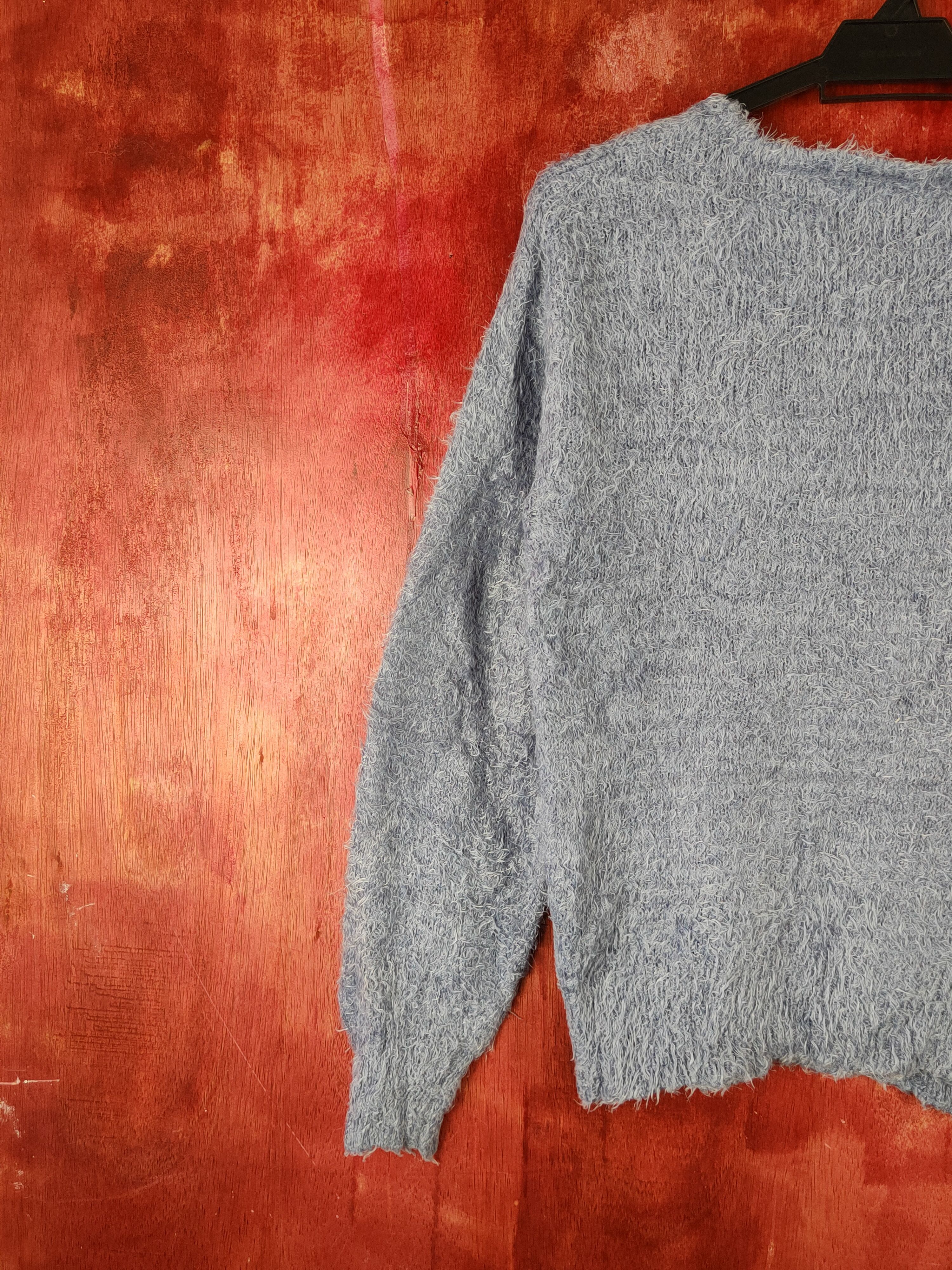 GU × Vintage Cool and vintage GU Purple Fur Mohair Knitwear Size XS / US 0-2 / IT 36-38 - 8 Thumbnail
