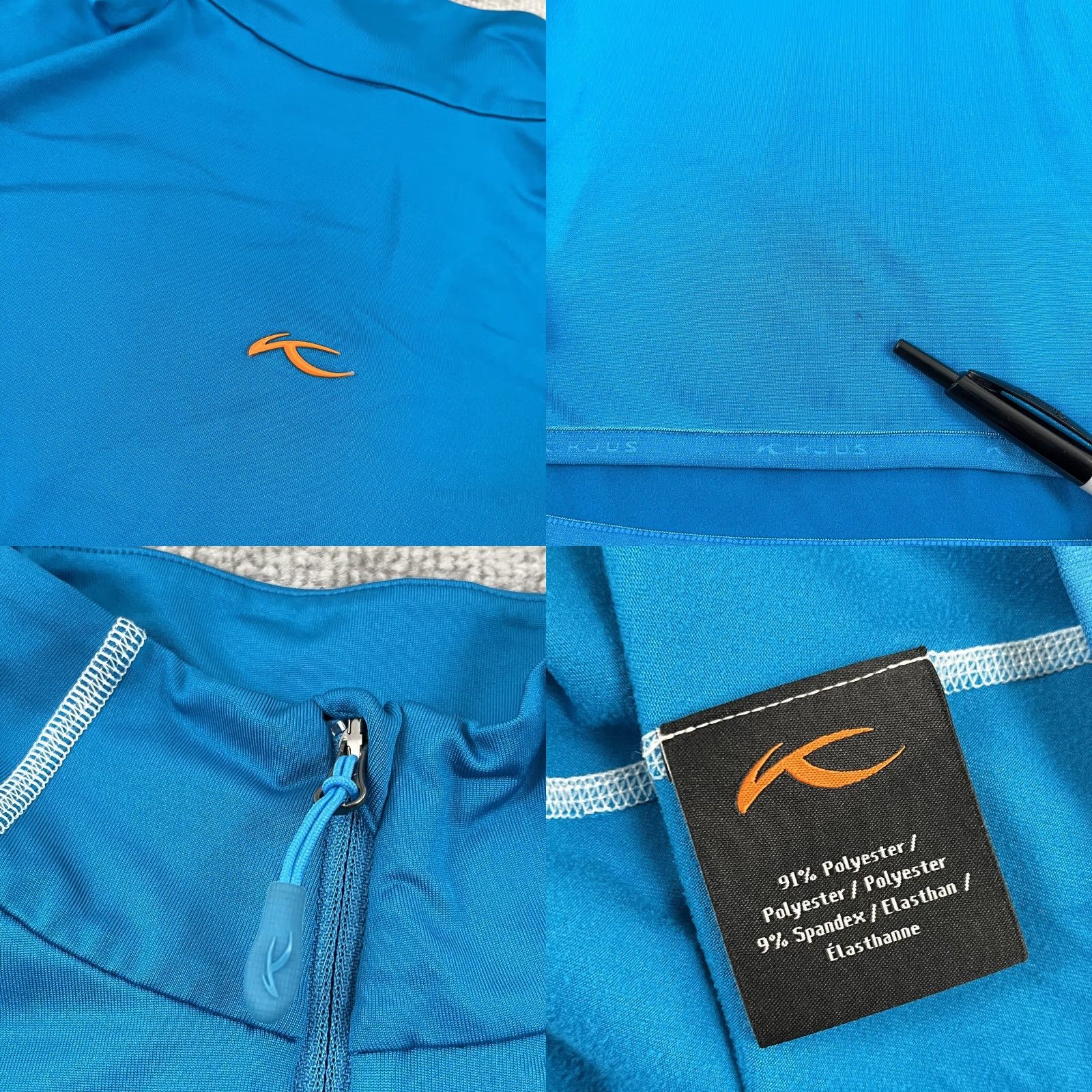 KJUS KJUS Jacket Womens XL Blue Pullover - Regular Fit, Golf, Performance, All Seasons, 3/4 Zip, Breathable, Easy Care Size XL / US 12-14 / IT 48-50 - 8 Thumbnail