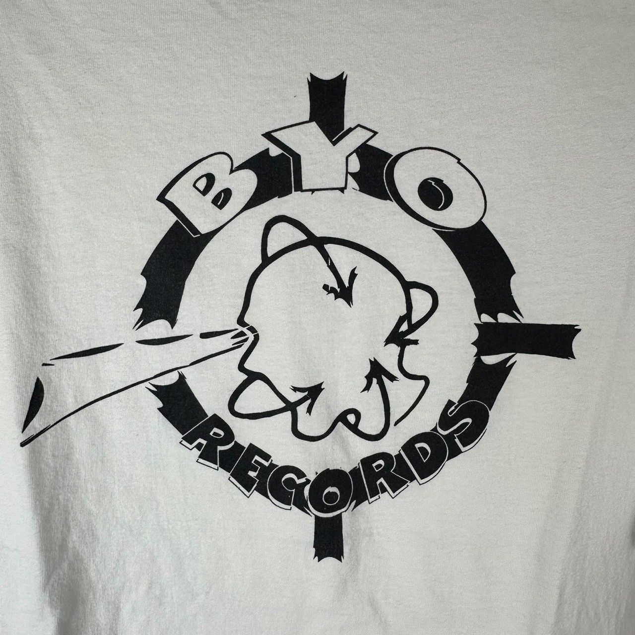 Vintage 90s BYO Better Youth Organization Records Punk Rock T-shirt Size US XL / EU 56 / 4 - 2 Thumbnail