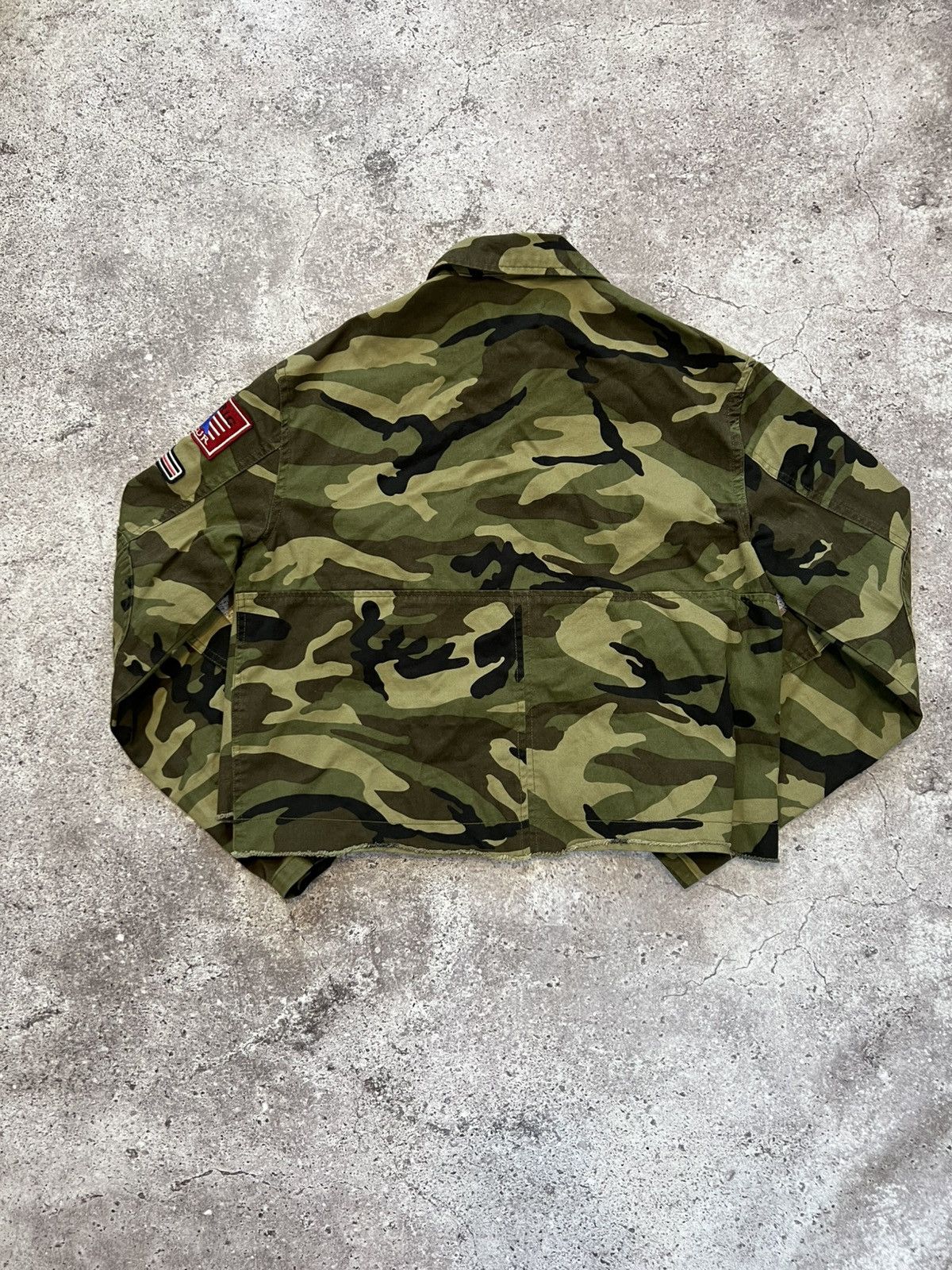 Hysteric Glamour VTG Hysteric Glamour Style Camo Cropped Jacket YK2 Size US S / EU 44-46 / 1 - 4 Thumbnail