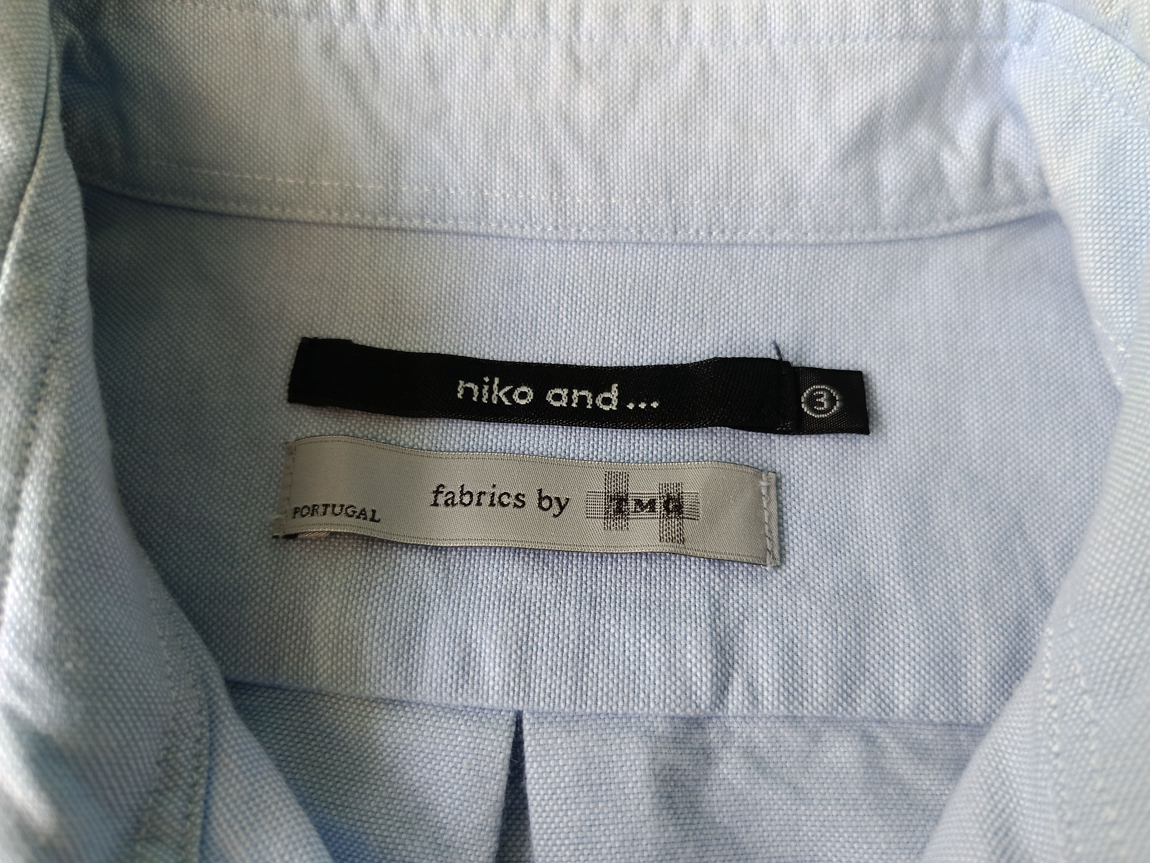 Japanese Brand Niko and ... 3 TMG blue solid shirt M Size US M / EU 48-50 / 2 - 2 Thumbnail