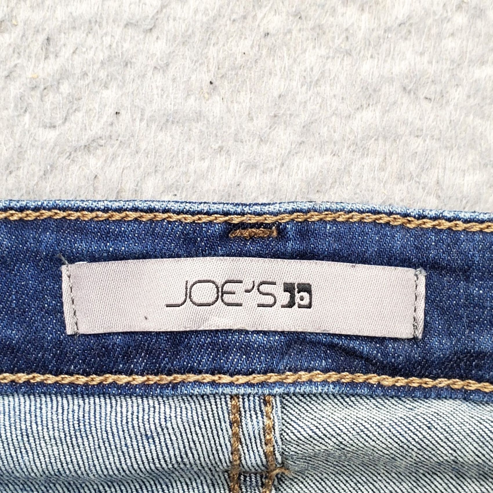 Vintage Joe's Jeans Womens Skinny Jeans 30 Blue Denim Stretch Raw Hem Boho Faded Whiskered Size 30" / US 8 / IT 44 - 7 Thumbnail
