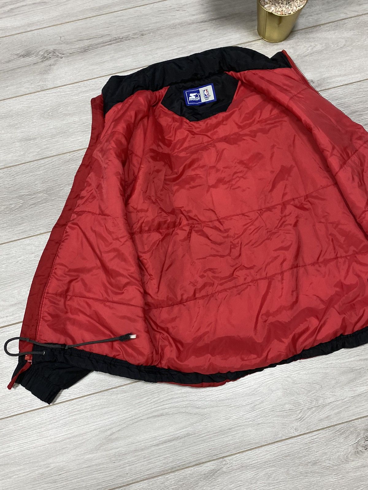 NBA Chicago Bulls Starter vintage big logo head jacket Size US S / EU 44-46 / 1 - 11 Thumbnail