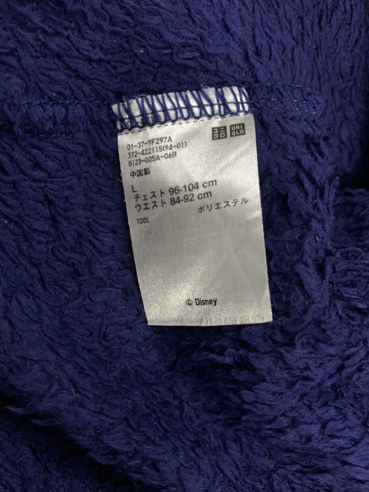 Mickey Mouse Vintage Y2K Uniqlo x Disney Mickey Mouse Embroidered Fleece Size US L / EU 52-54 / 3 - 12 Thumbnail