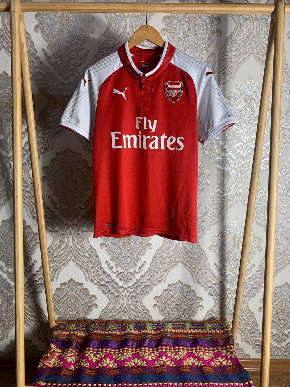 Puma Vintage Puma FC Arsenal London England Soccer Jersey Retro Size US S / EU 44-46 / 1 - 1 Thumbnail