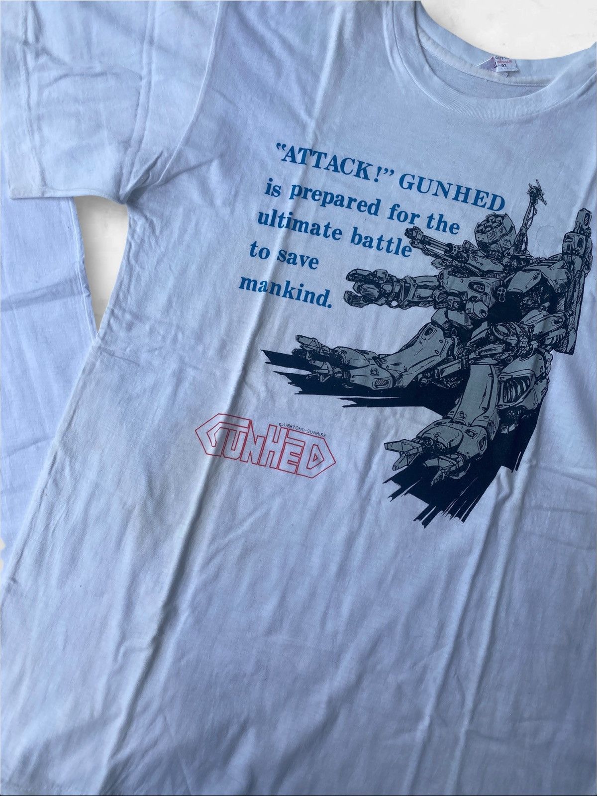 Anime Vintage Gunhed Bundle Medium & Large Rare Anime Mecha Tee Size US M / EU 48-50 / 2 - 4 Thumbnail