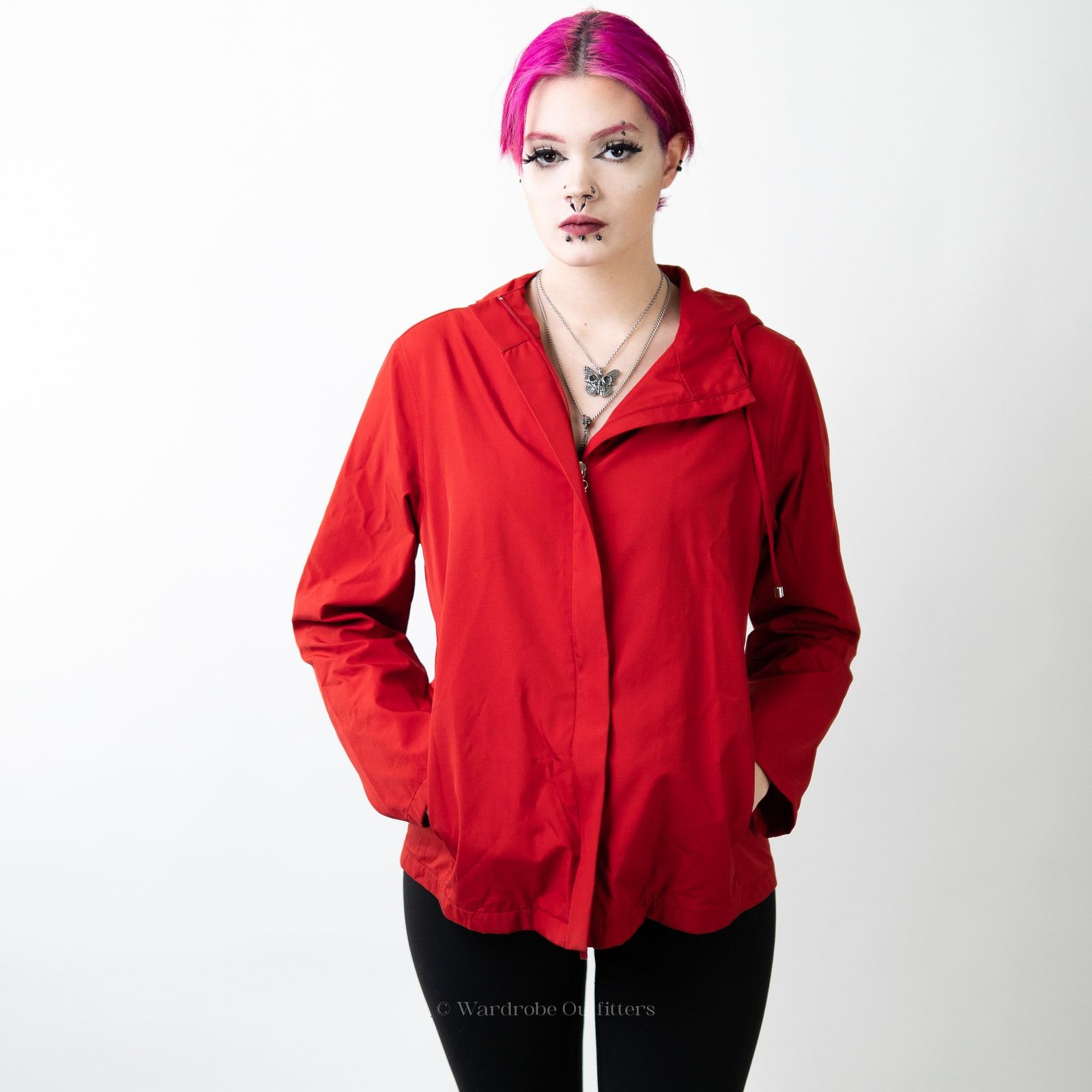 Jones New York Jones New York County Lipstick Red Barn Rain Jacket - S Size S / US 4 / IT 40 - 6 Thumbnail
