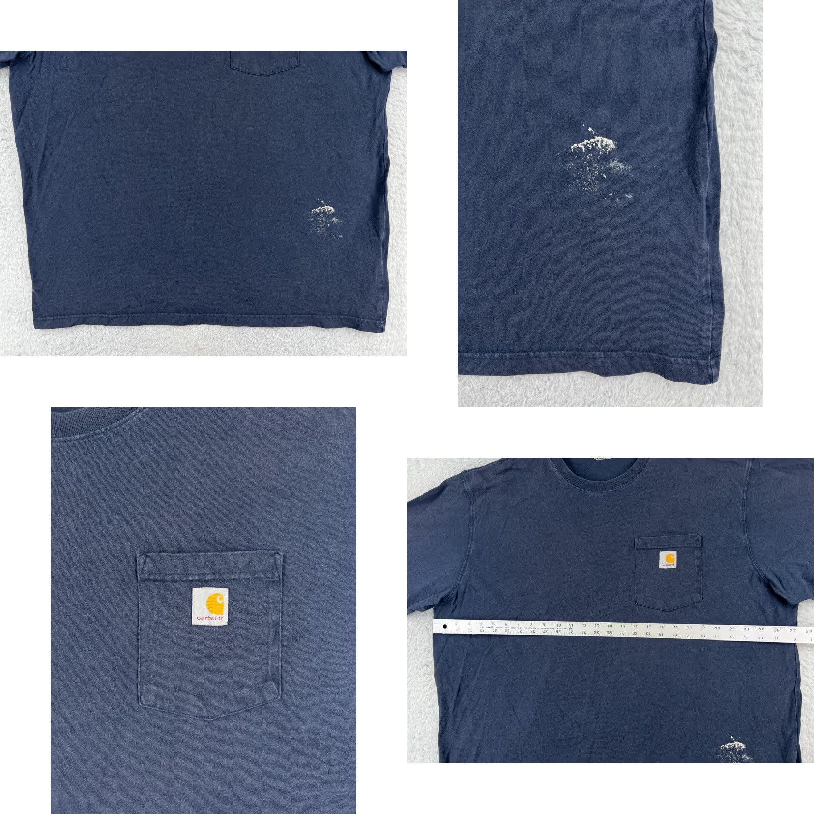 Carhartt Carhartt Shirt Mens 2XL Blue Short Sleeve Crew Neck 100% Cotton Workwear Shirt Mens 2XL Blue Crew Neck Short Sleeve Cotton workwear Size US XXL / EU 58 / 5 - 8 Thumbnail