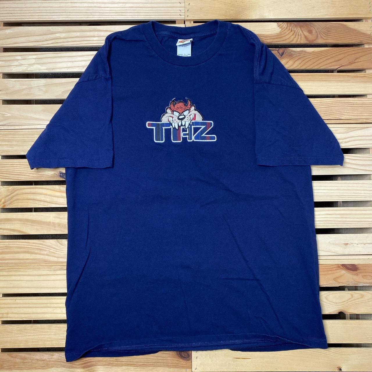 Other Vintage Looney Tunes x Taz Navy Blue Cartoon Tee Size Large Size US L / EU 52-54 / 3 - 1 Thumbnail