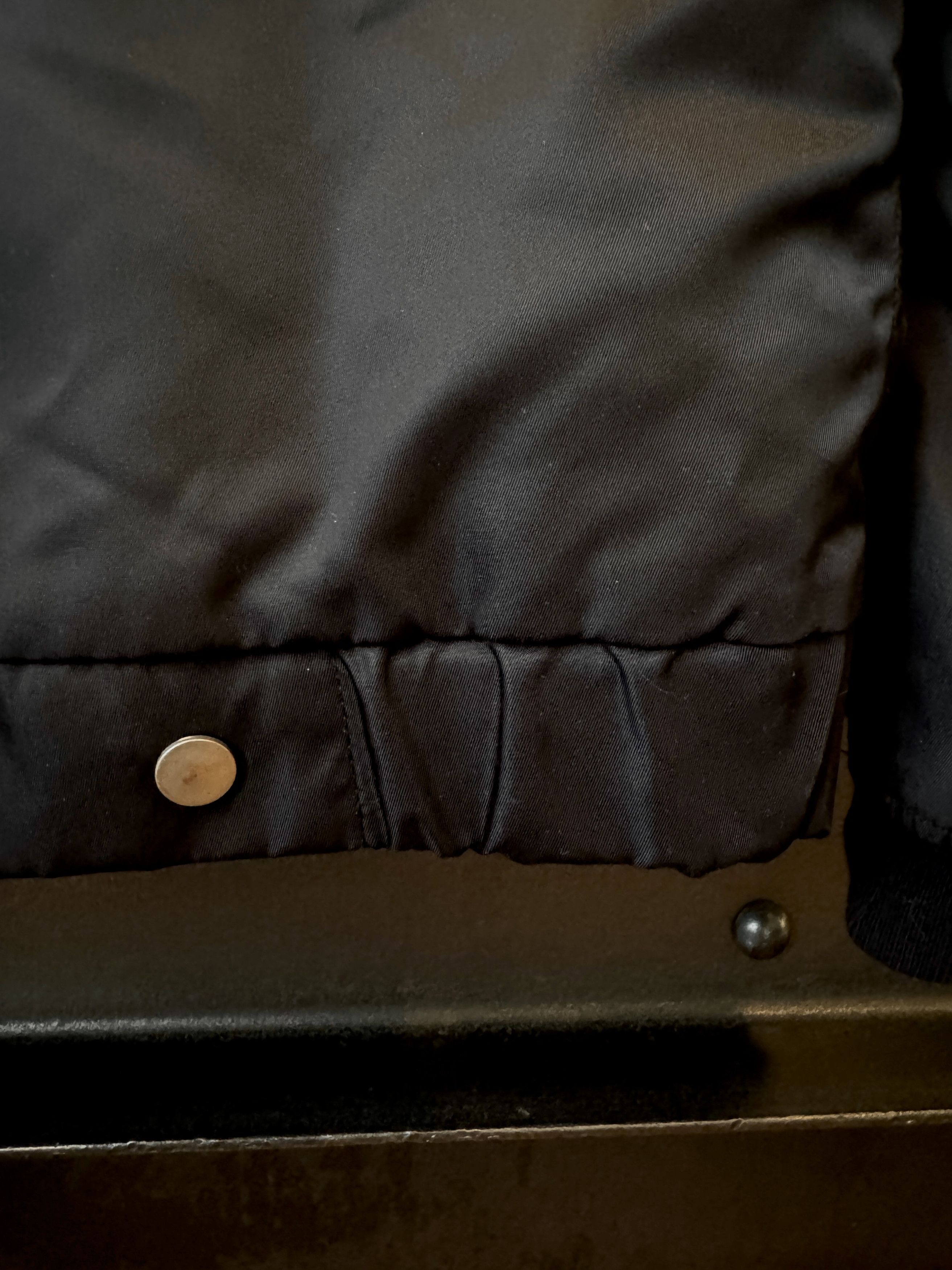 Our Legacy Our Legacy Dark Blue Luxury Satin Bomber Jacket Size US L / EU 52-54 / 3 - 13 Thumbnail
