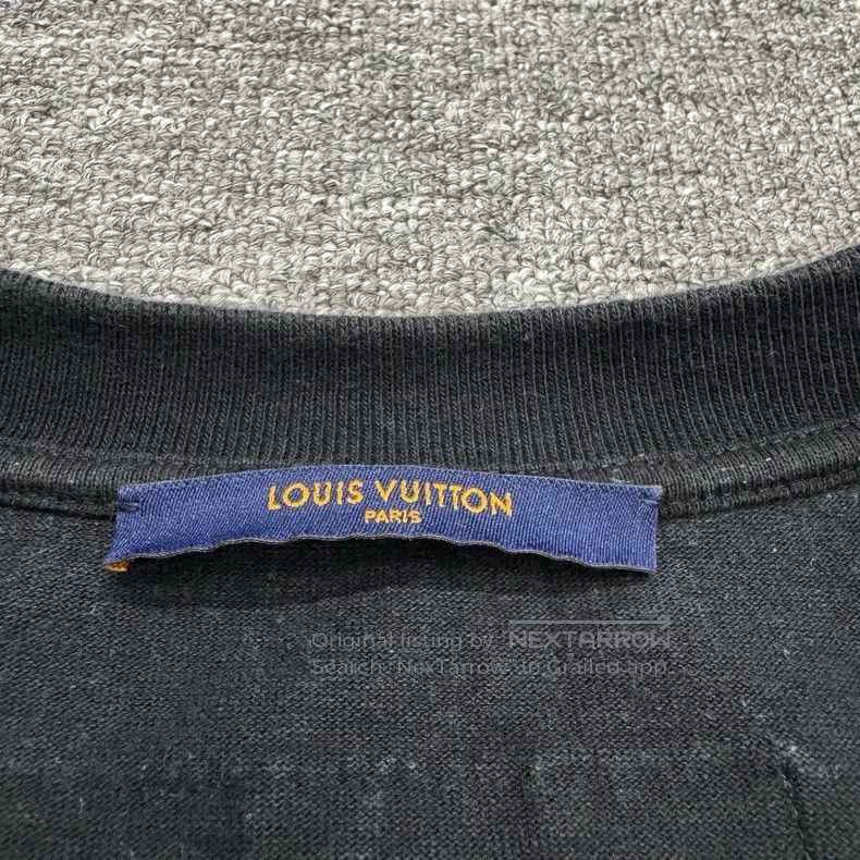 Louis Vuitton Louis Vuitton Cutout knit pocket short sleeves Size US XXL / EU 58 / 5 - 3 Thumbnail