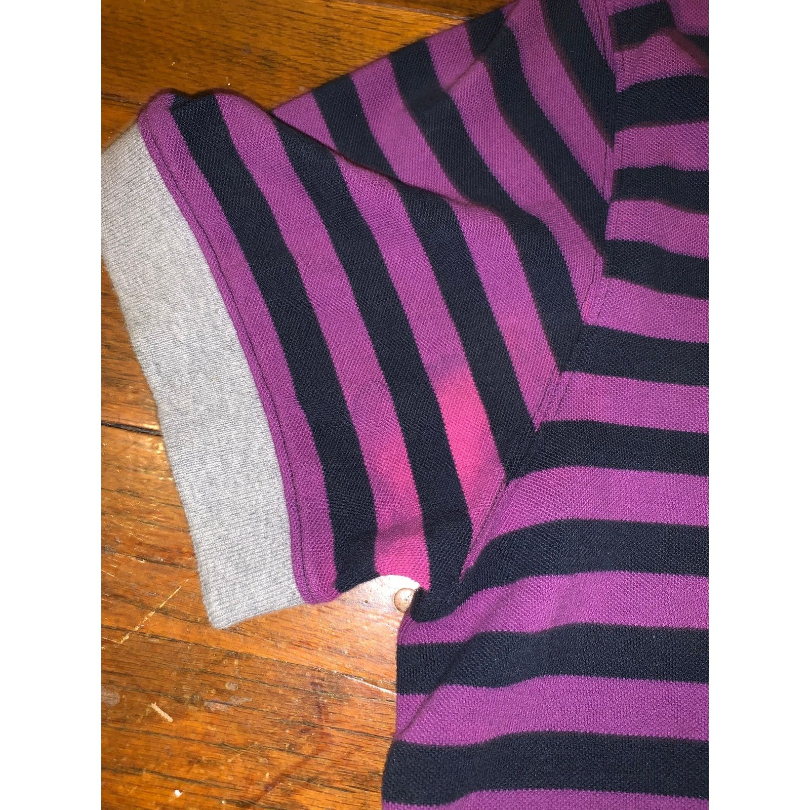 Paul Smith Paul Smith Archive Striped Henley Purple Black Men’s Large Size US L / EU 52-54 / 3 - 6 Thumbnail