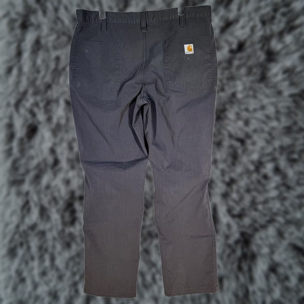 Carhartt Carhartt Pants Mens 34x29 Ripstop Workwear Carpenter Gray 34x29 Distressed Stains Pockets Logo Zipper Carhartt Industrial Work Pants Mens Size US 34 / EU 50 - 1 Thumbnail