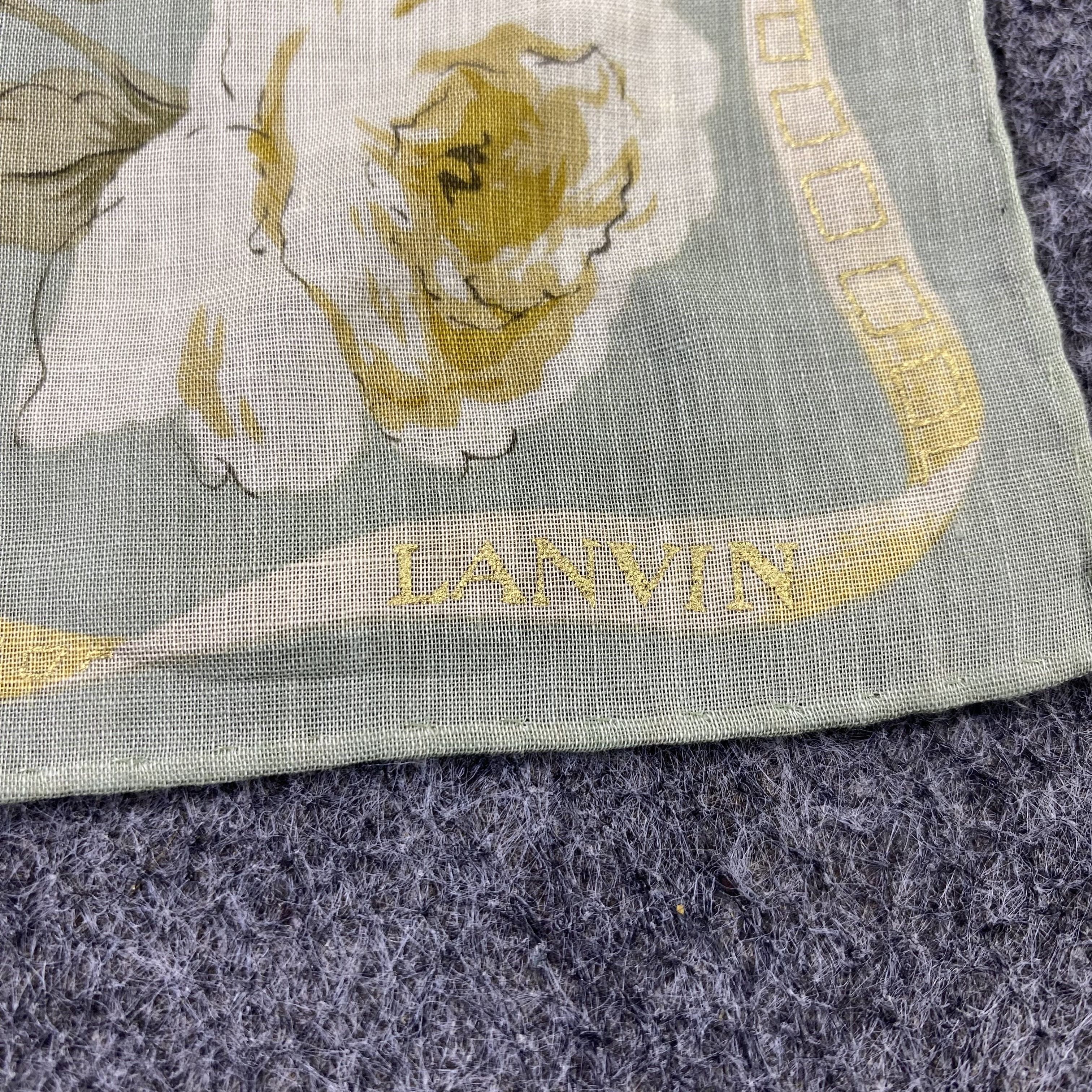 Lanvin Lanvin Handkerchief / Bandana / Neckerchief-B1541 Size ONE SIZE - 7 Thumbnail