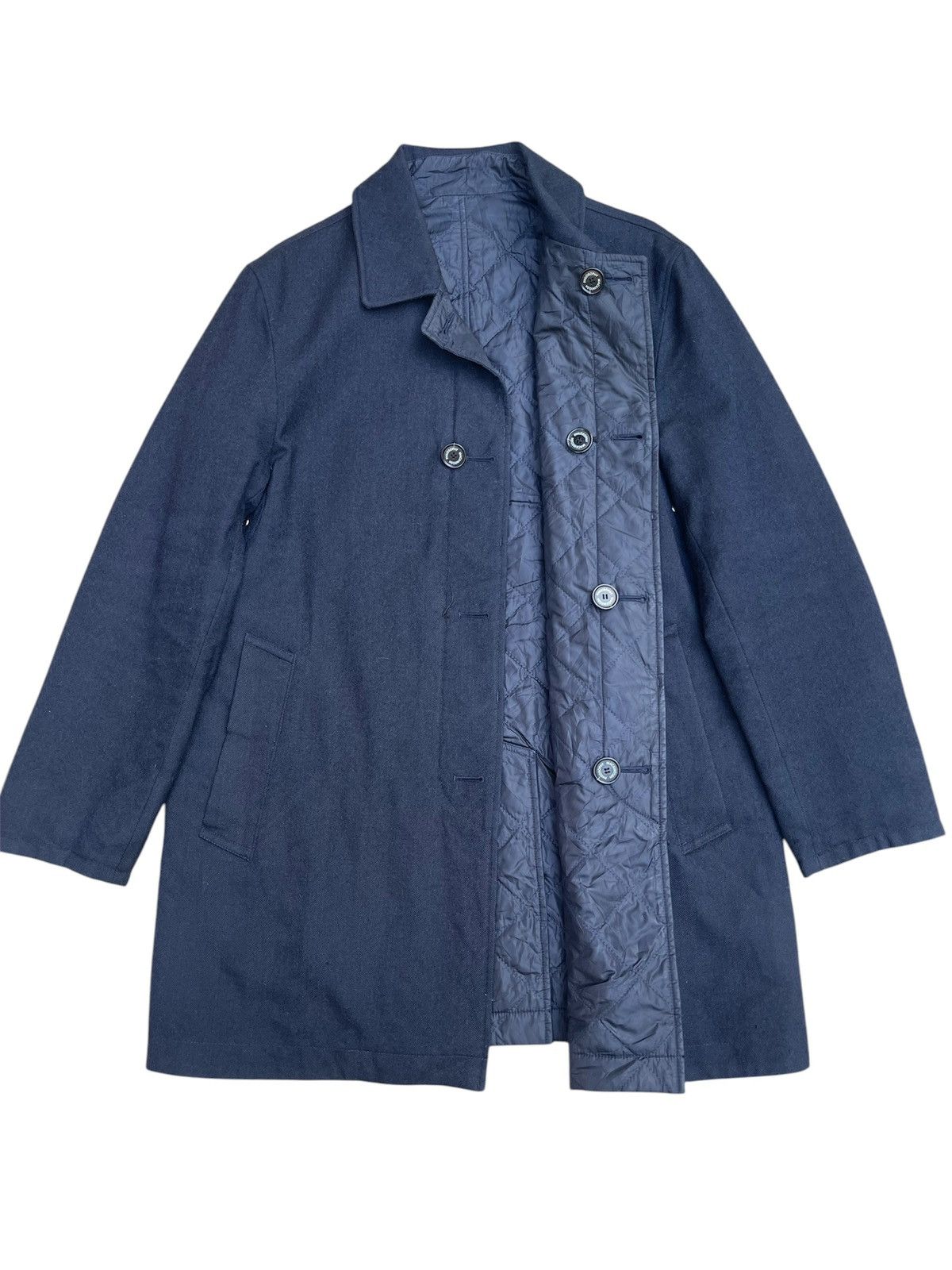 Designer × Japanese Brand × Mackintosh Mackintosh Philosophy Thermore Coat Rev Quilted Jacket Size US M / EU 48-50 / 2 - 5 Thumbnail