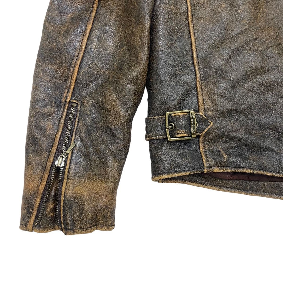 Harley Davidson Vintage Harley Davidson Motorcycle Cafe Racer Biker Jacket Size US M / EU 48-50 / 2 - 13 Thumbnail