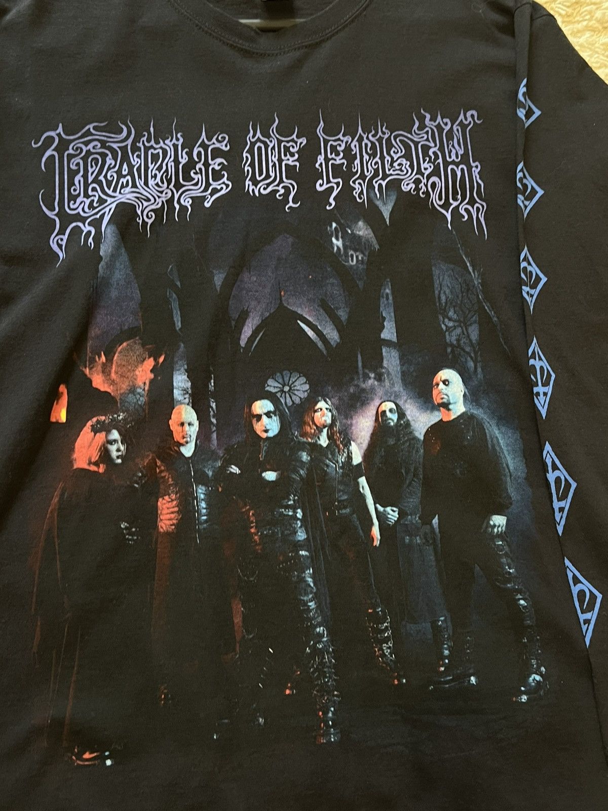 Band Tees Cradle of Filth band Existence long sleeve shirt NEW rare Size US M / EU 48-50 / 2 - 3 Thumbnail