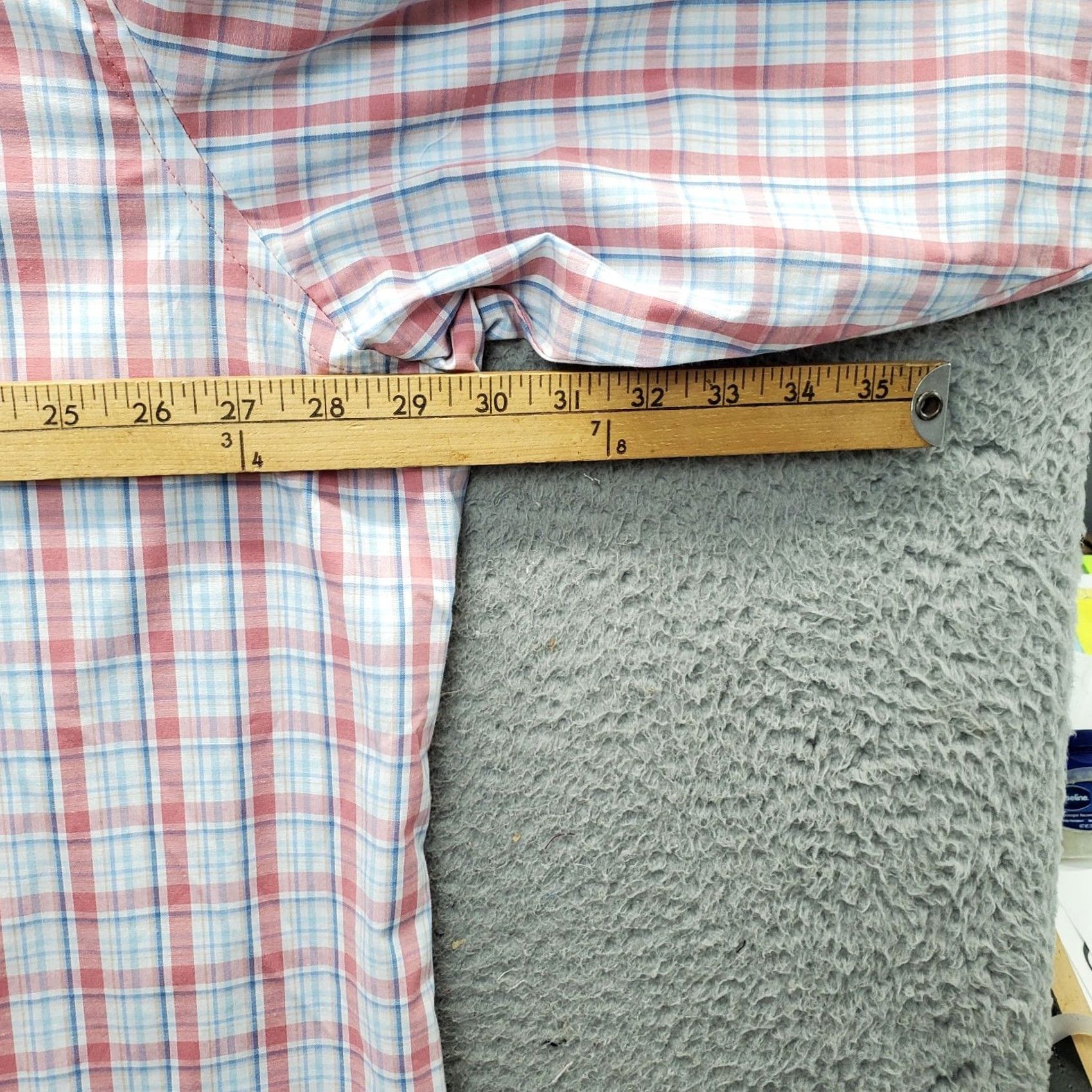 Izod IZOD Mens Shirt 3XB Multi Plaid Performance All-Over Stretch Comfort Button Down Shirt Mens Size US XXL / EU 58 / 5 - 3 Thumbnail