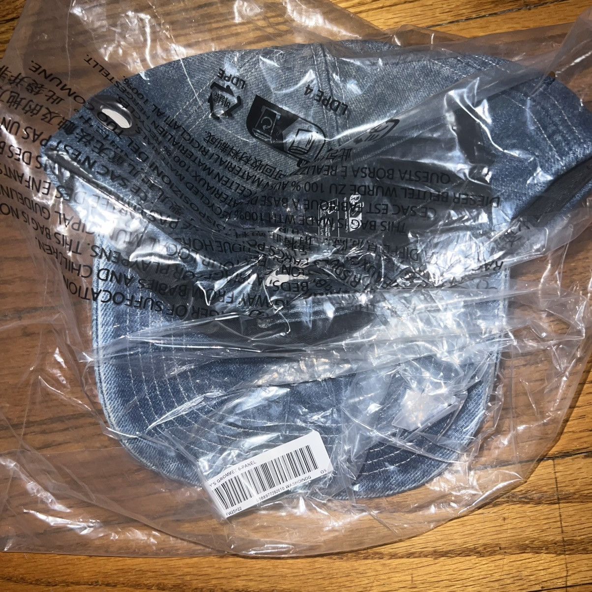 Supreme Supreme Y's by Yohji Yamamoto Grommet 6-Panel Hat Blue OS Size ONE SIZE - 3 Thumbnail