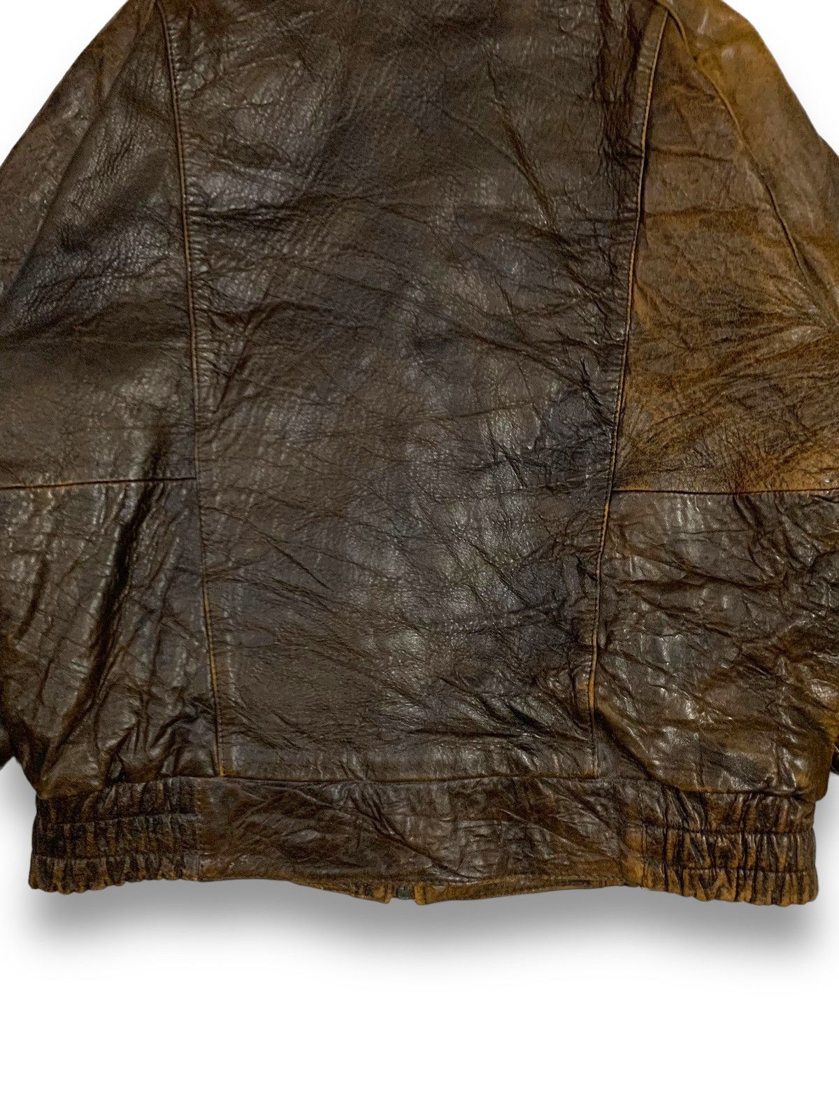 Japanese Brand 2000s Japanese Brand Sheepskin Leather Flight Bomber Jacket Size US M / EU 48-50 / 2 - 13 Thumbnail