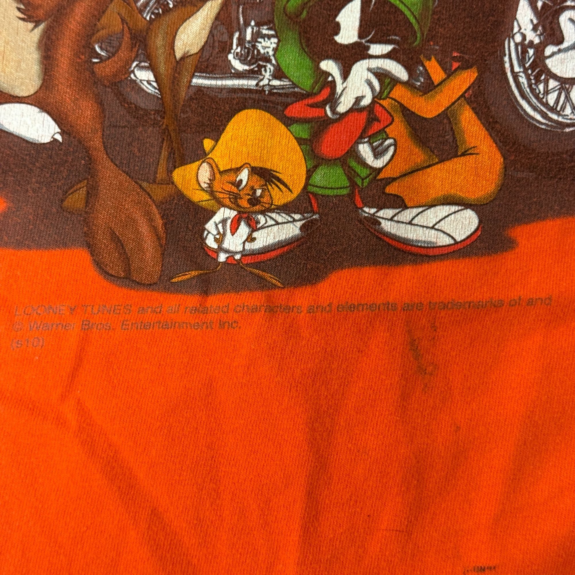 Harley Davidson LOONEY TUNES Crew San Antonio TEXAS Motorcycle Biker T Shirt Size US XXL / EU 58 / 5 - 5 Thumbnail