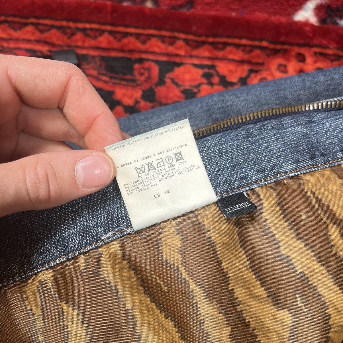 Dolce & Gabbana Dolce & Gabbana Denim Jacket Tiger Lining Logo Back Patch Size L / US 10 / IT 46 - 17 Thumbnail