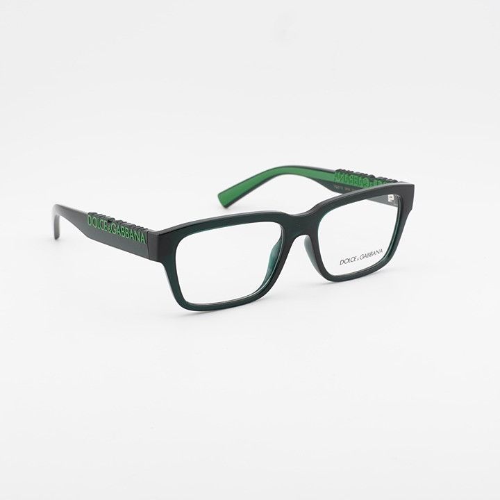Dolce & Gabbana Dolce & Gabbana DG5112 3008 Eyeglasses Green 53mm Rectangle Size ONE SIZE - 1 Thumbnail