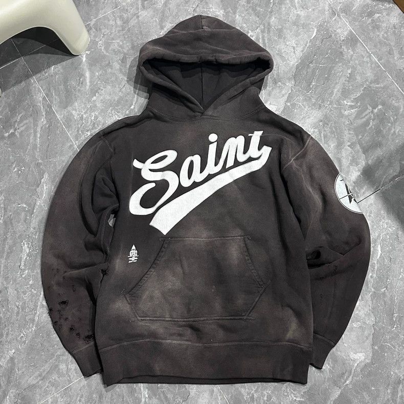 Saint Michael Saint Michael Destruction of washed old hoodies and sweats Size US M / EU 48-50 / 2 - 1 Thumbnail
