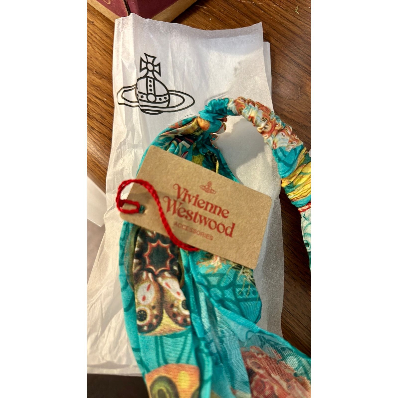 Vivienne Westwood Vivienne Westwood floral headband Turquoise Size ONE SIZE - 3 Thumbnail