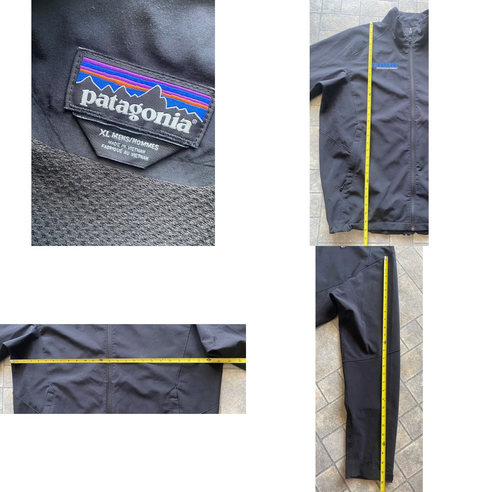 Patagonia Patagonia Jacket Full Zip Men XL Black Embroidery Worn Wear Embroidered? Size US XL / EU 56 / 4 - 8 Thumbnail