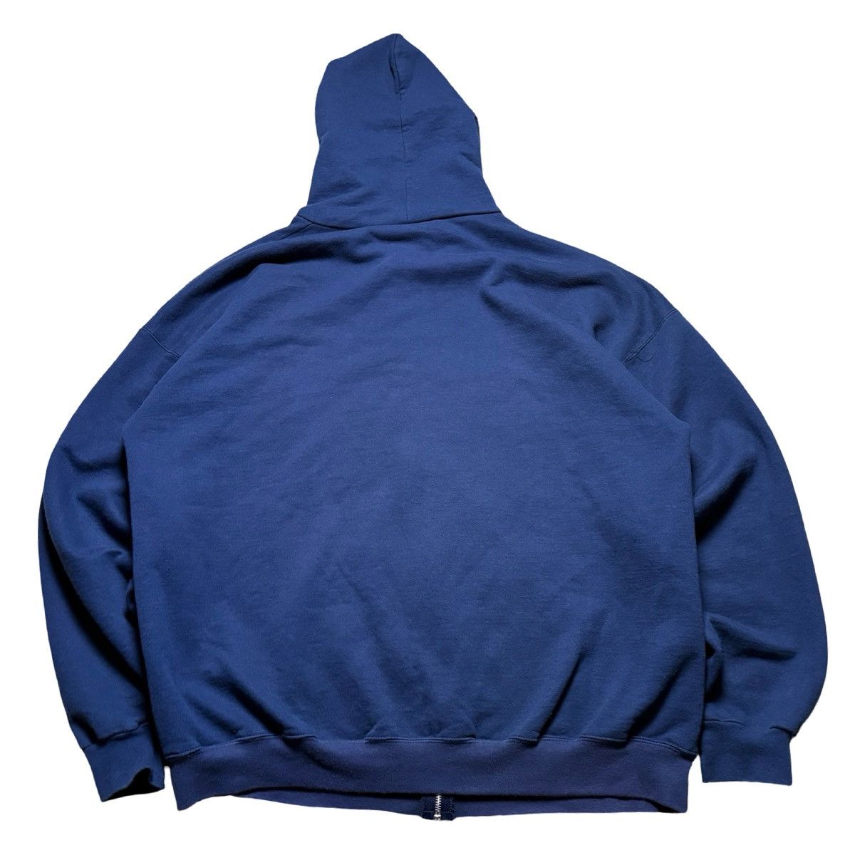 Hanes Vintage 90s Hanes Ultra Cotton Faded Navy Full Zip Jacket XL Size US XL / EU 56 / 4 - 7 Thumbnail