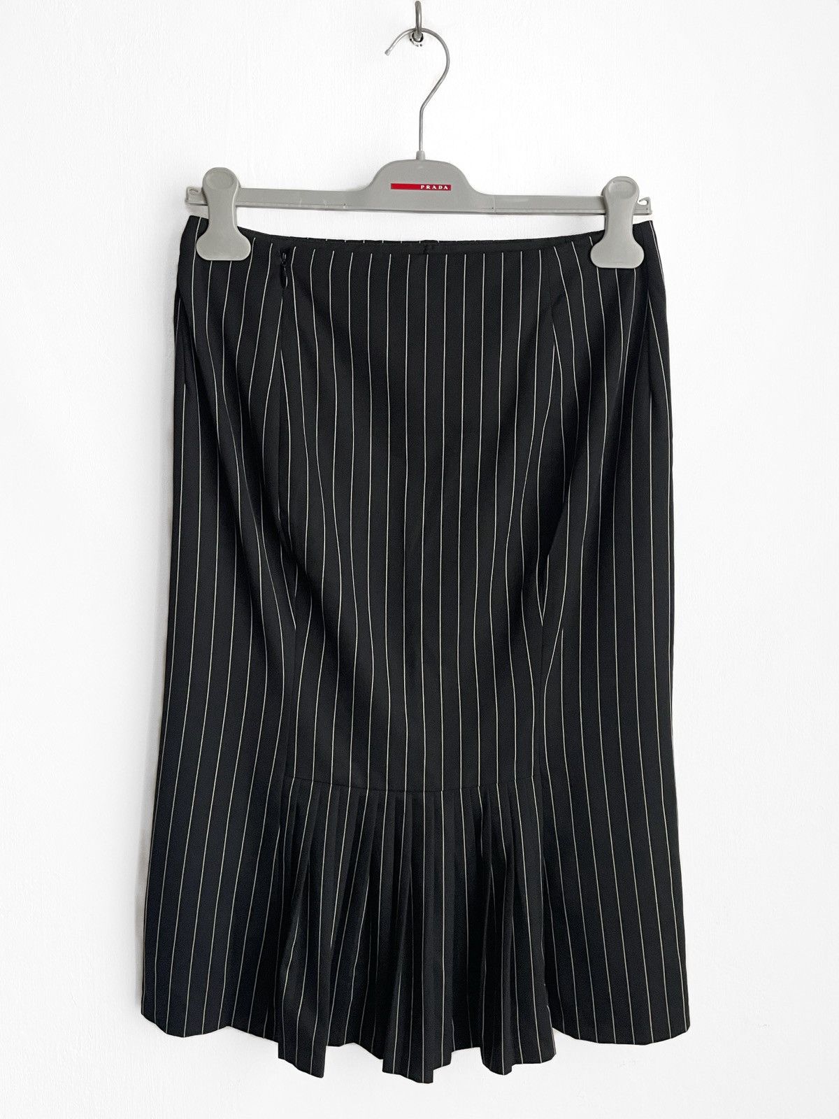 Ralph Lauren Ralph Lauren Wool Midi Skirt Black School Striped USA 6(S-M) Size 28" / US 6 / IT 42 - 4 Thumbnail