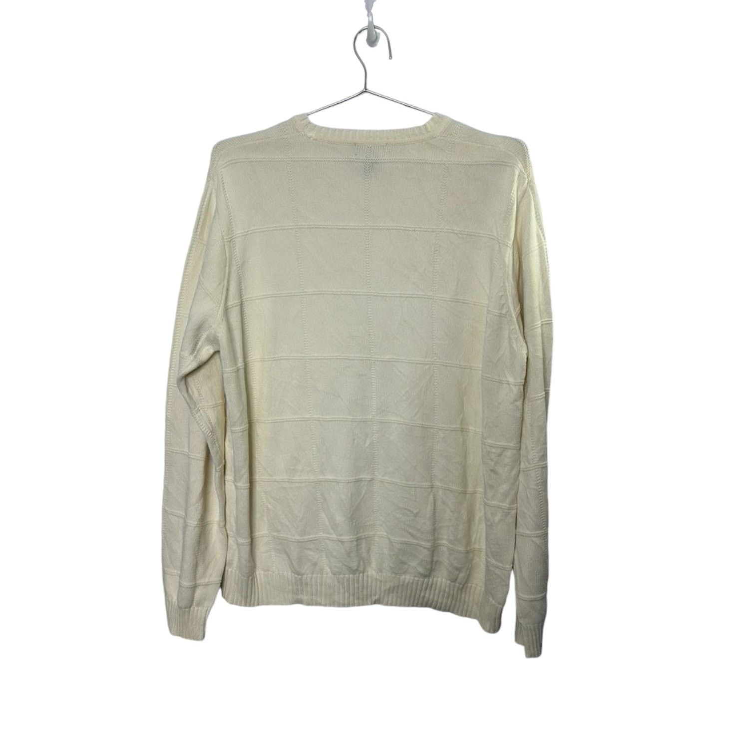 Dockers Dockers Ivory Crewneck Long Sleeve Knit Sweater Men's 2XLT Size US XXL / EU 58 / 5 - 5 Thumbnail