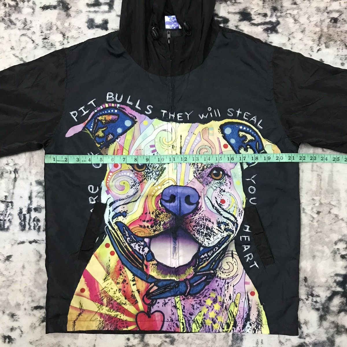 Japanese Brand Mr.1991 Pit Bulls Dog Graphic Windbreaker Jacket Hoodie Size US S / EU 44-46 / 1 - 11 Thumbnail