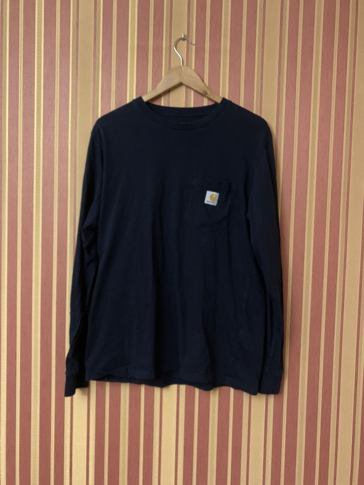 Carhartt Carhartt K126 Men's Long-Sleeve Pocket T-Shirt Blue Large Size US L / EU 52-54 / 3 - 2 Thumbnail