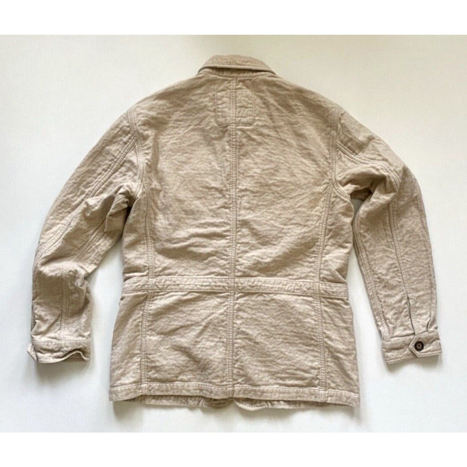 Vintage Mugsy Hemmingway Jacket Washed Tan L Mens Jacket Size US L / EU 52-54 / 3 - 6 Thumbnail