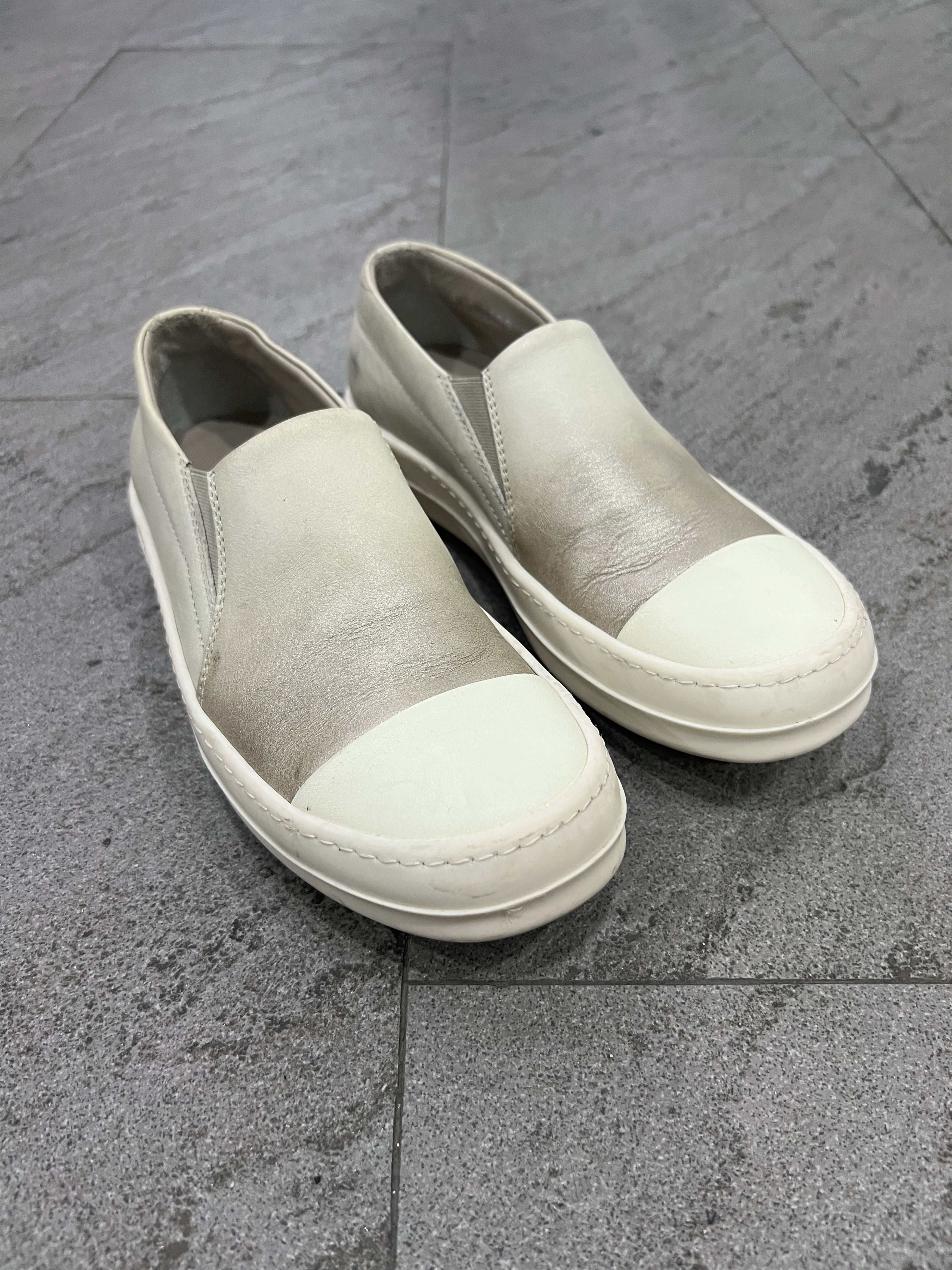 Rick Owens Rick Owens Cap Toe Slip On Sneakers Gradients Milk EU36 Size US 6 / IT 36 - 5 Thumbnail