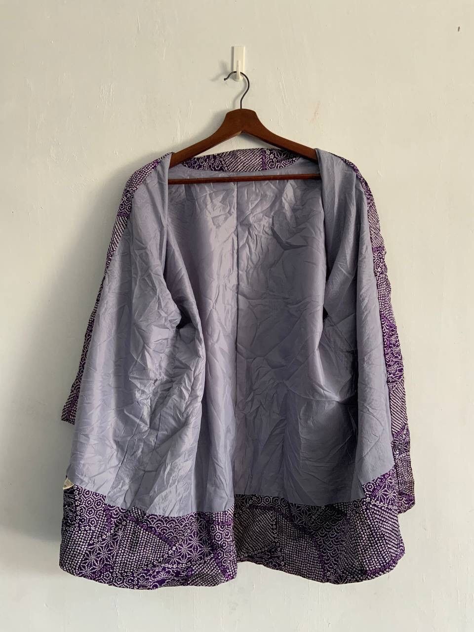Japanese Brand Vintage Purple Silk Kimono Japan Size US M / EU 48-50 / 2 - 12 Thumbnail
