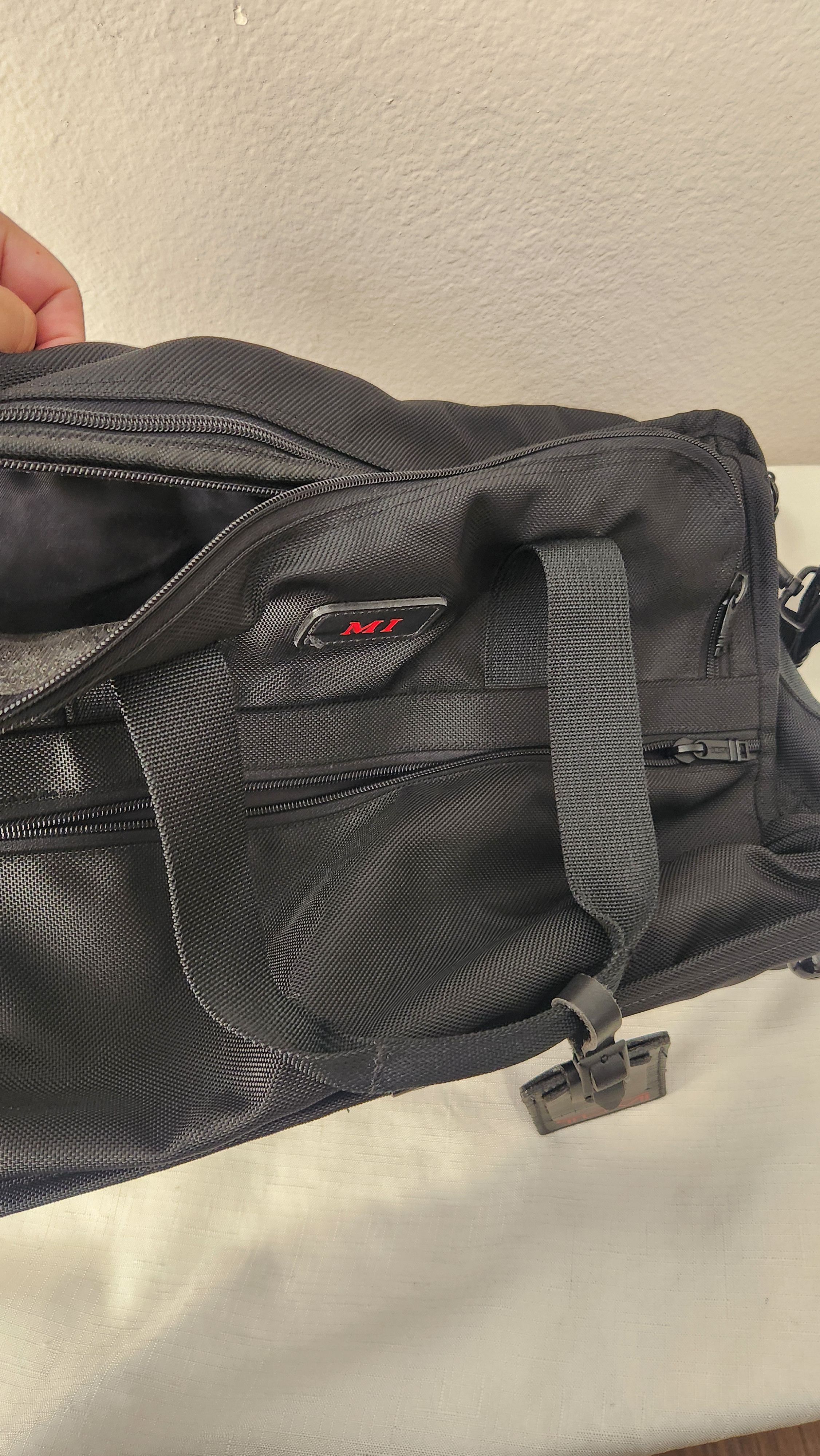 Tumi Tumi Canvas weekender Messenger travel Bag Black Size ONE SIZE - 11 Thumbnail