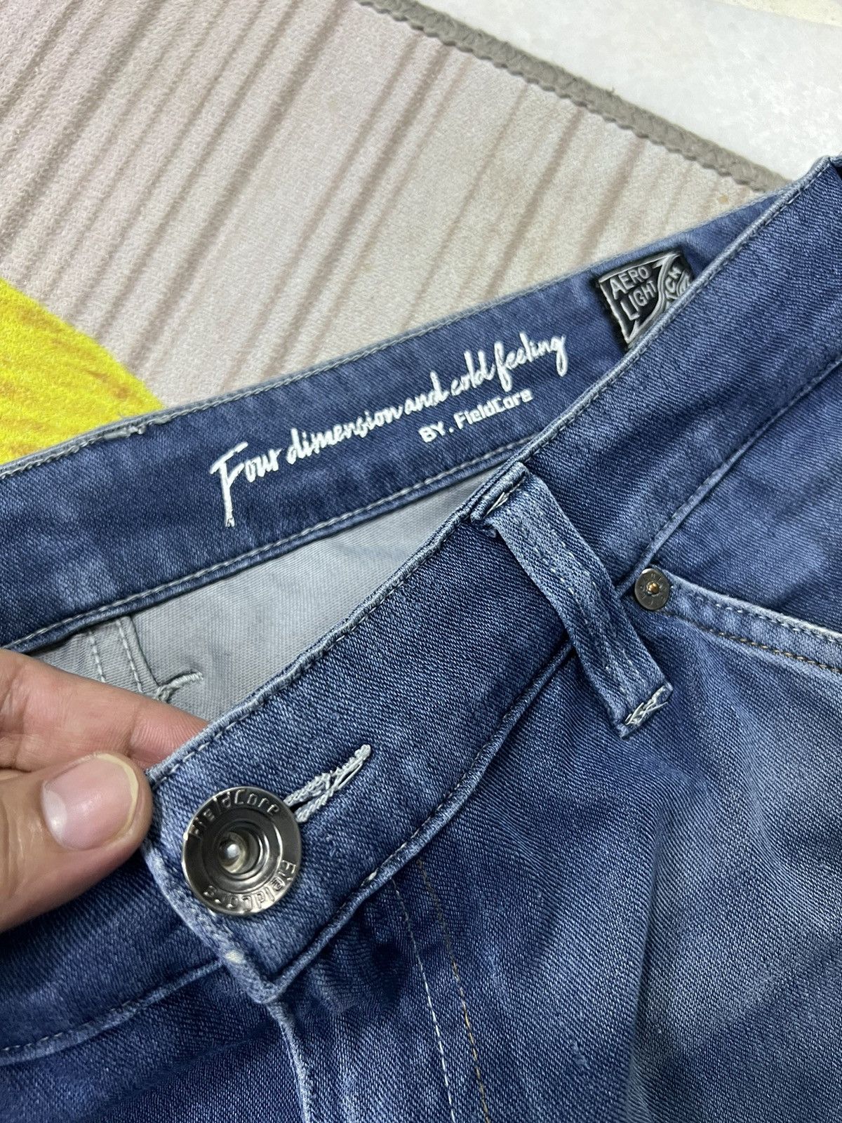 Japanese Brand FIELDCORE BIKERS PANTS🔥 Size US 33 - 14 Thumbnail