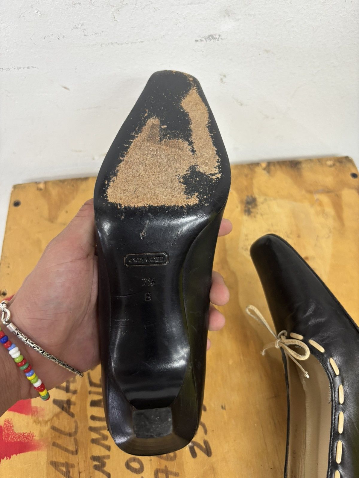Coach Coach Casandra Square-Toe pump heel Size US 7.5 / IT 37.5 - 5 Thumbnail