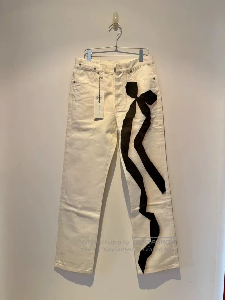 Dries Van Noten Dries Van Noten white jeans Size 26" / US 2 / IT 38 - 3 Thumbnail