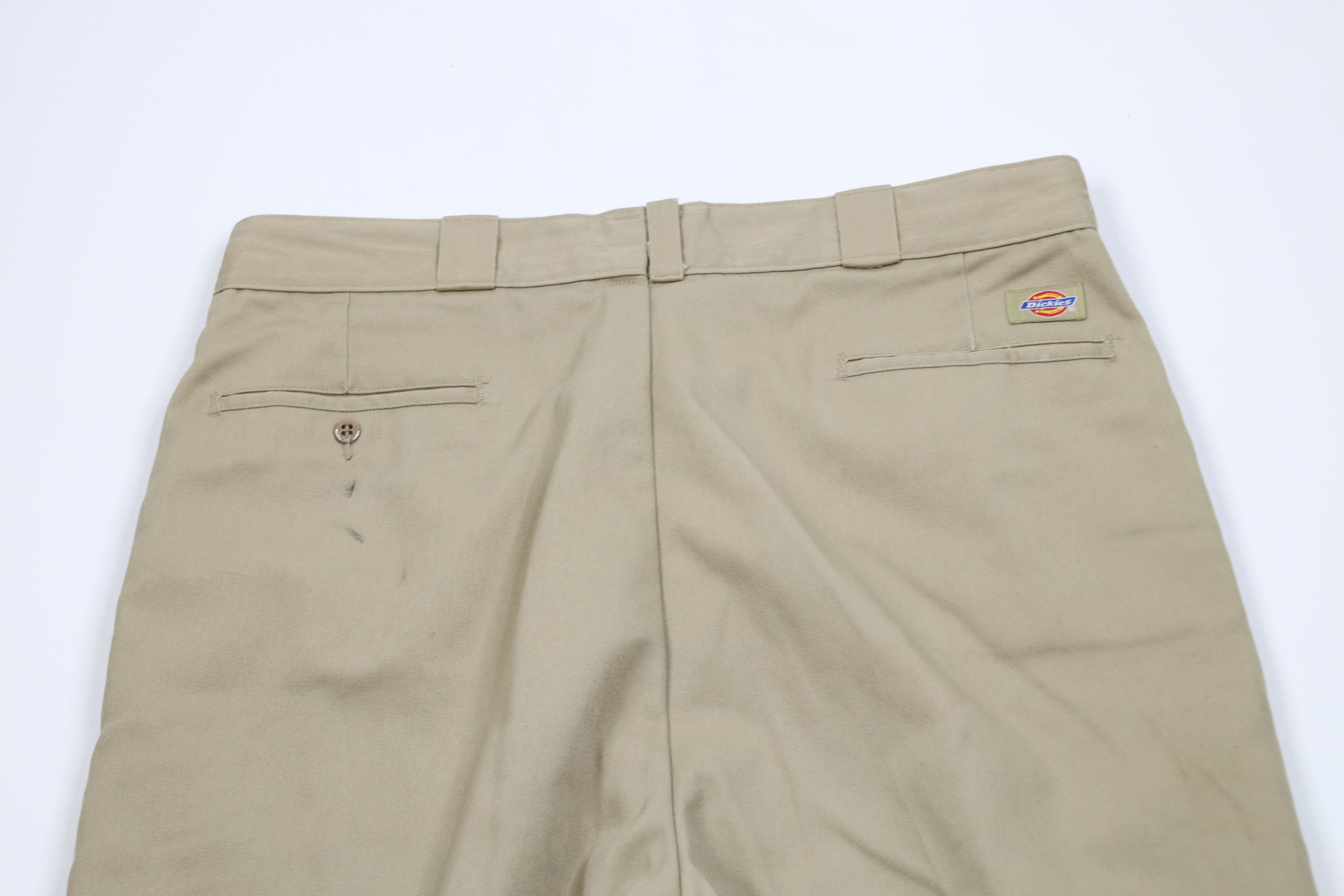 Dickies × Vintage Vintage 90s Dickies Flannel Lined Wide Leg Work Pants Beige Size US 36 / EU 52 - 12 Thumbnail