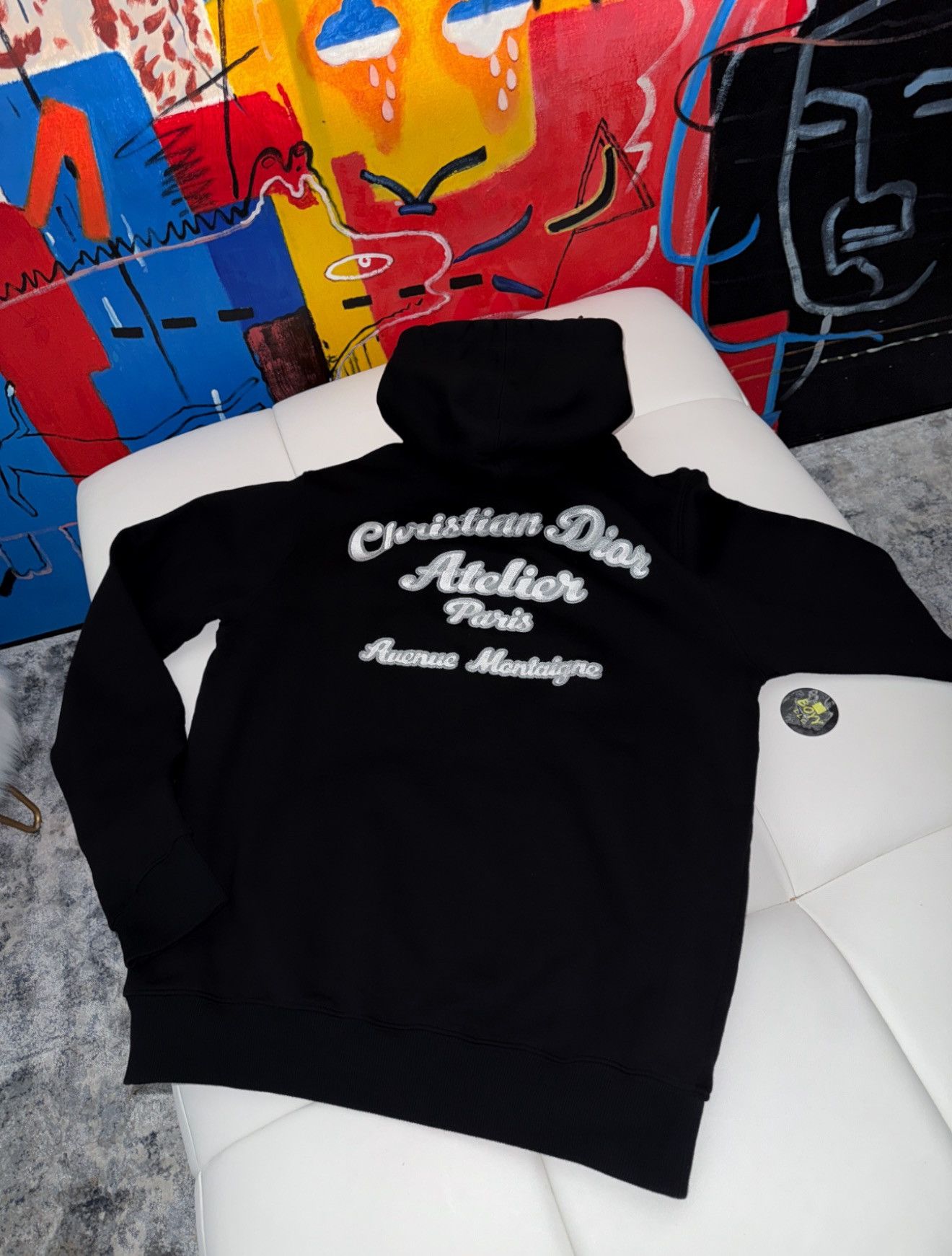 Dior DIOR LOGO HOODIE Size US S / EU 44-46 / 1 - 1 Thumbnail