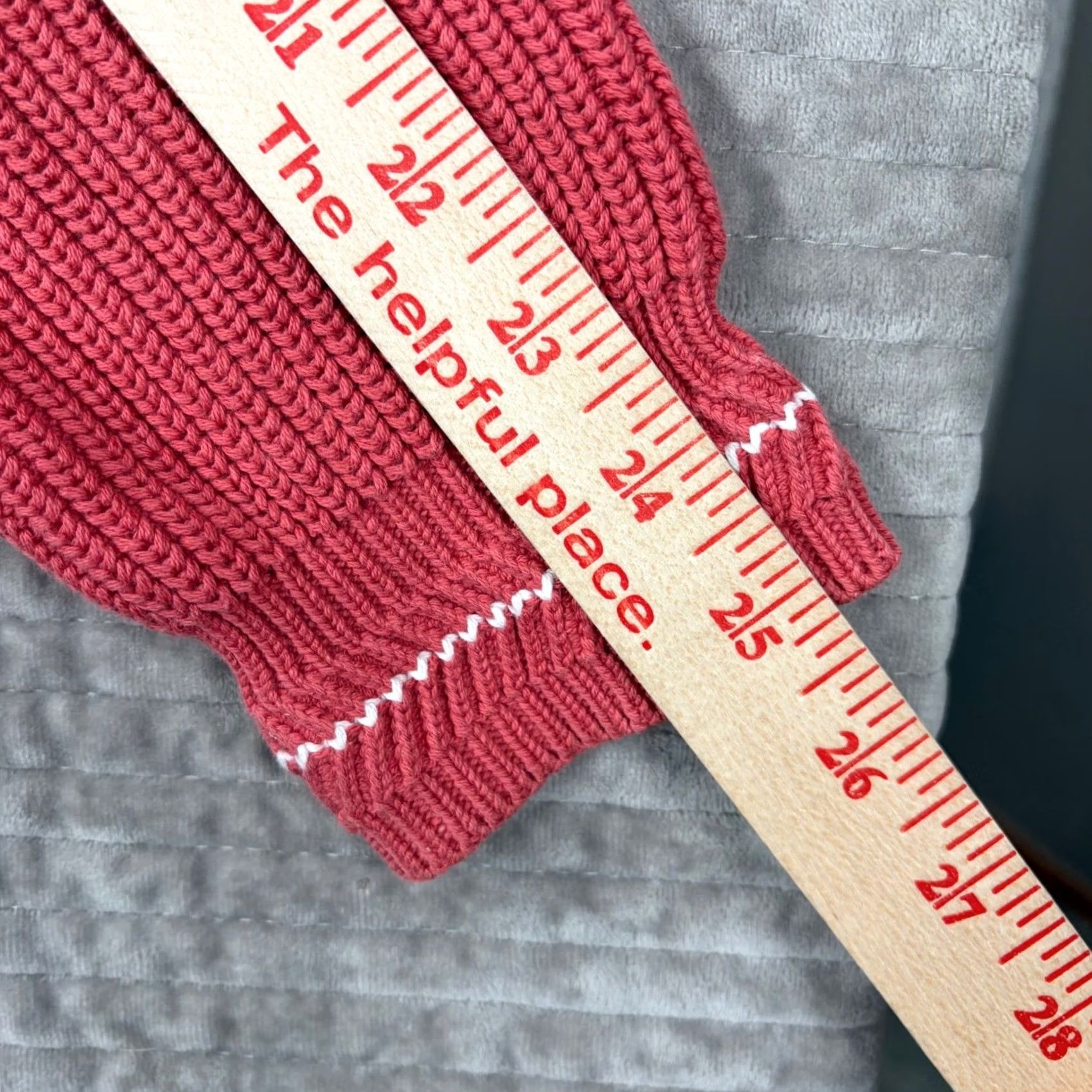 Abercrombie & Fitch Abercrombie & Fitch Vintage Cable Knit Sweater Red Coral Women M Size M / US 6-8 / IT 42-44 - 4 Thumbnail