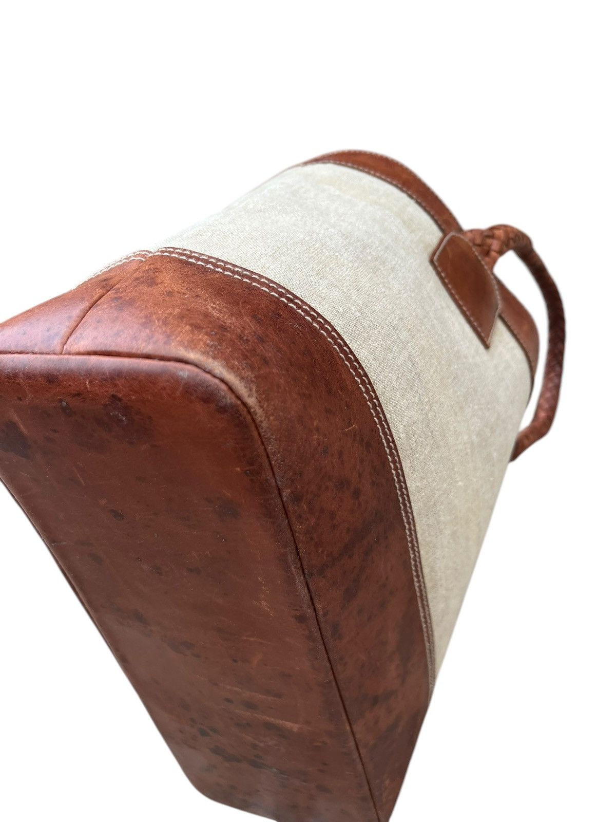 Ralph Lauren Vintage Ralph Lauren Patina Leather Hybrid Tote Bag Size ONE SIZE - 17 Thumbnail