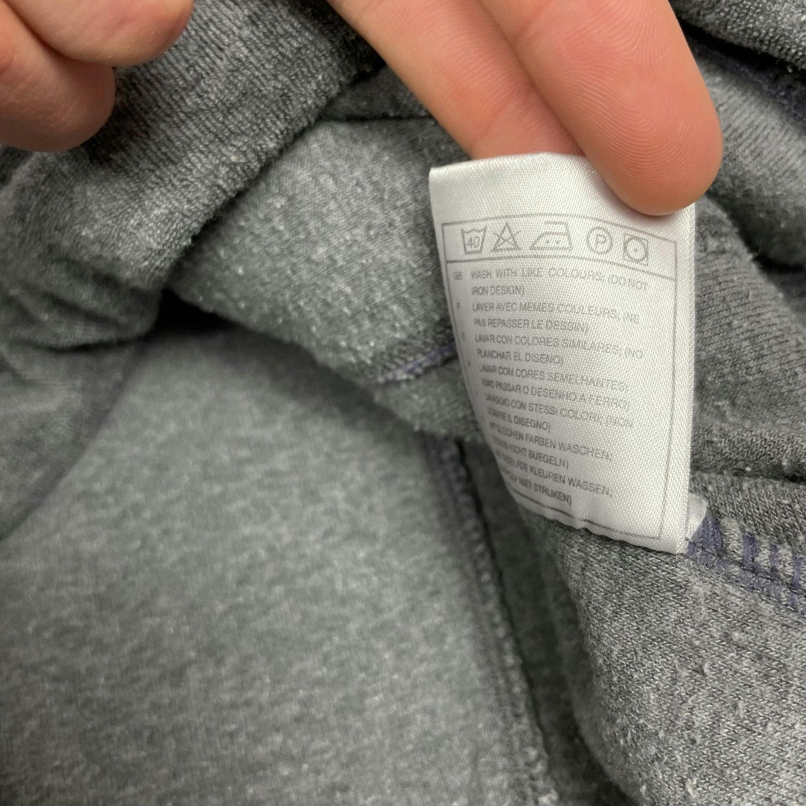 Nike × Vintage Nike Women's Gray Spellout Swoosh Sweatshirt Medium (8-10) Size M / US 6-8 / IT 42-44 - 11 Thumbnail