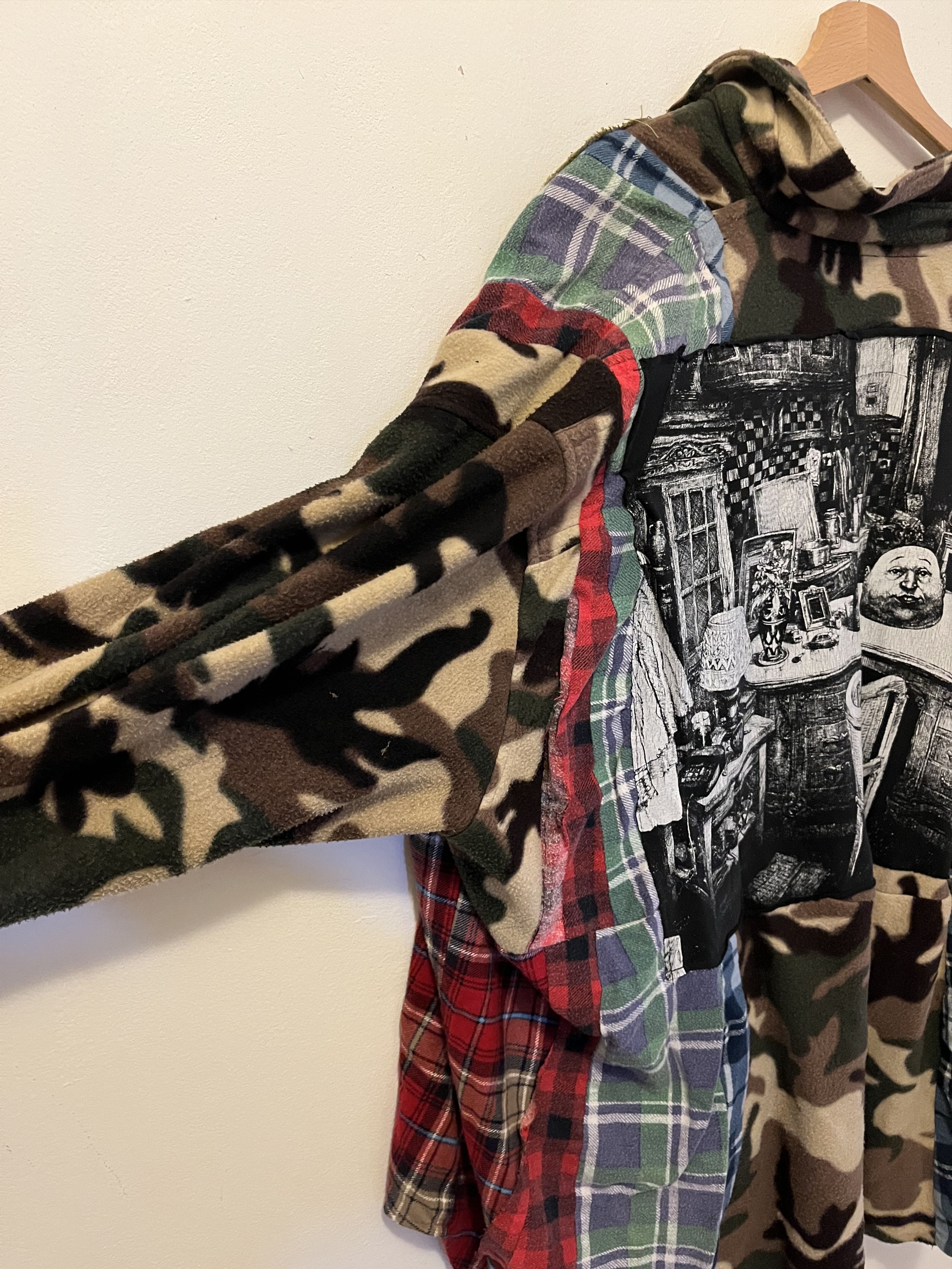 Other All Angels Are Aliens Camo Outdoor Shirt Size US XXL / EU 58 / 5 - 5 Thumbnail